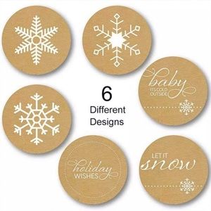 Winter Holiday Themed Stickers